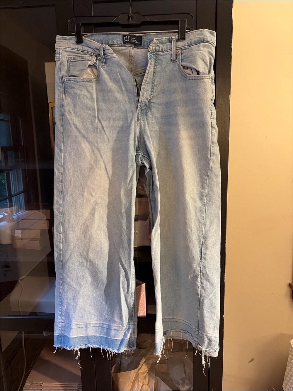 GAP women’s Blue Wide-Leg Jeans